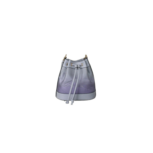 Silken Vistas Small Sangbo Satin Bucket Bag Artisan-Made with Cultural Heritage