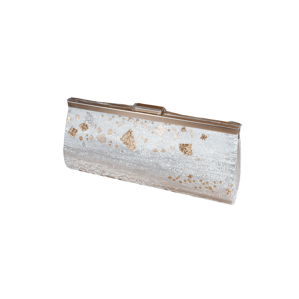 Handwoven Mixed Texture Clutch Crossbody BagArtisan textures Minimalist silhouette