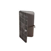 Handmade Wallet Card Holder Dual-purpose Bag Gray Compact craftsmanship