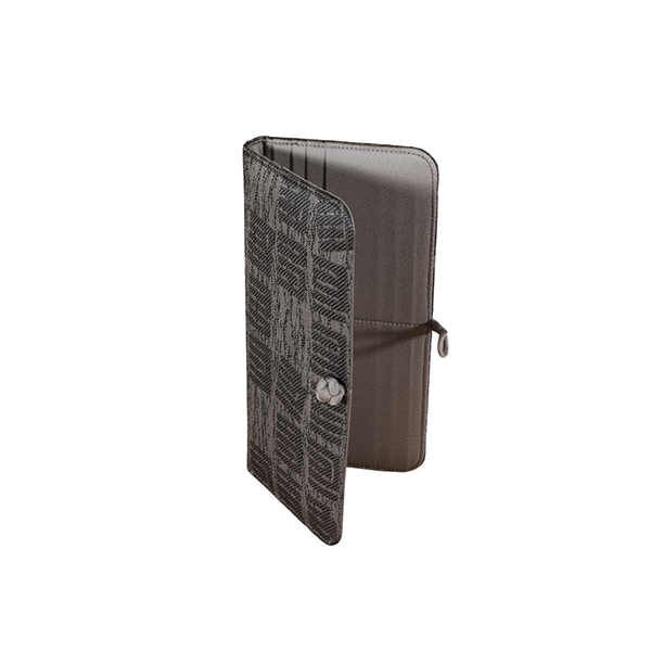 Handmade Wallet Card Holder Dual-purpose Bag Gray Compact craftsmanship