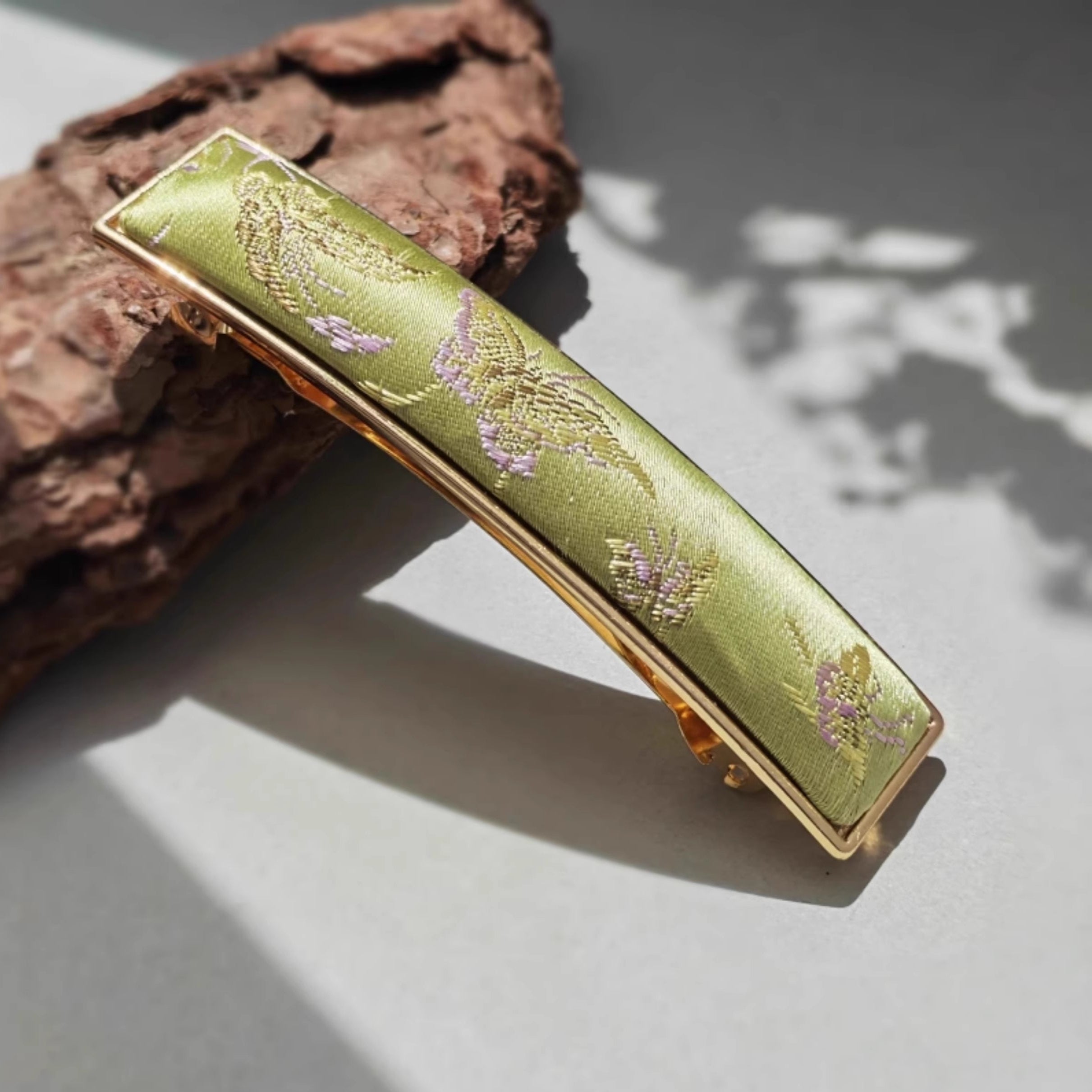 Song Brocade Handmade Hair Clip Traditional Chinese Silk Hair Pin for Women