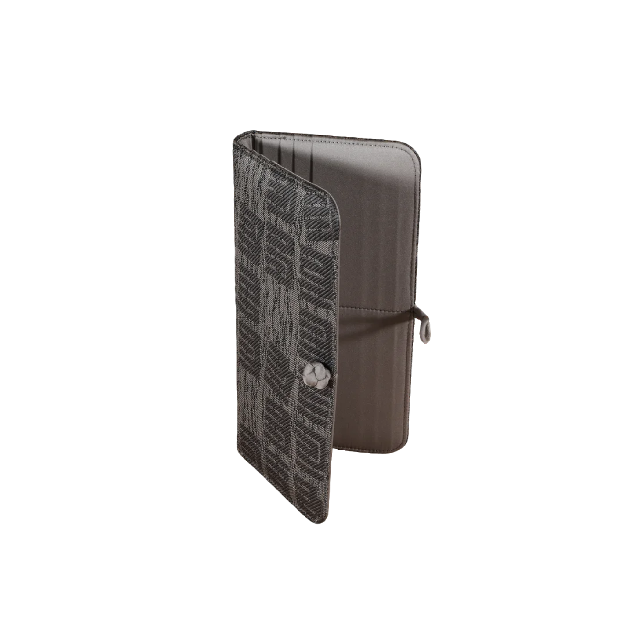 Handmade Wallet Card Holder Dual-purpose Bag Gray Compact craftsmanship