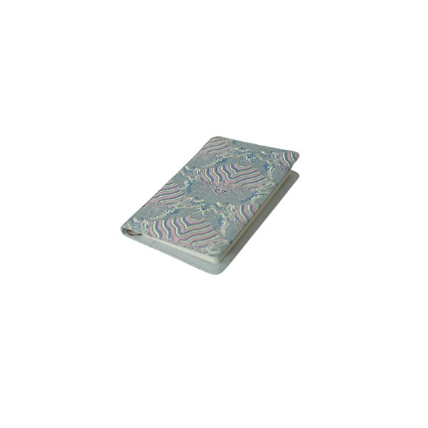 Tide and Cliffs Brocade Notebook Artisan-Made with Cultural Heritage