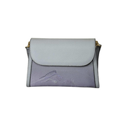 Silken Vistas Sangbo Satin Crossbody Artisan-Made with Cultural Heritage