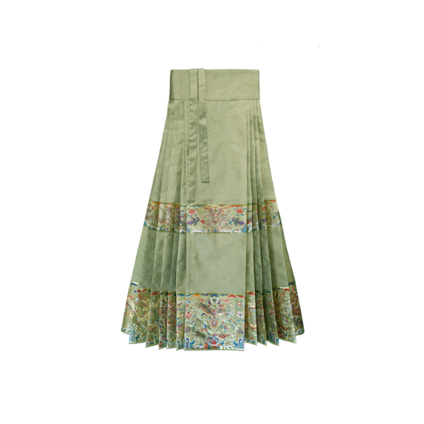 Women's Horse Face Skirt Chinese Style Ming Dynasty Hanfu Midi Skirt
