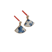 Yulan Grace Luxury Kesi Silk Earrings Traditional Chinese Craftsmanship