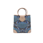 Ocean and Cliff Song Brocade Silk Clutch Bag Elegant Chinese Evening Purse
