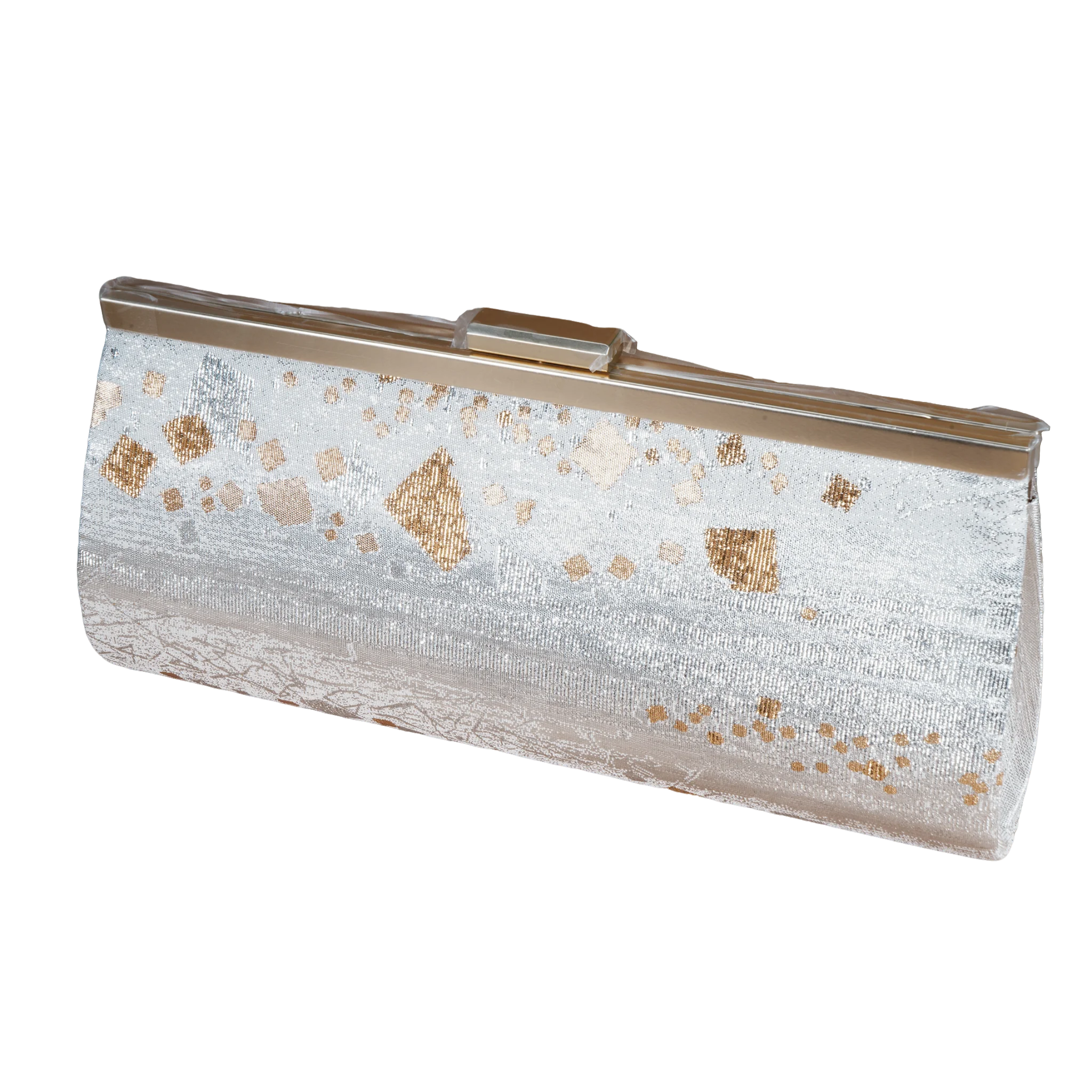 Handwoven Mixed Texture Clutch Crossbody BagArtisan textures Minimalist silhouette