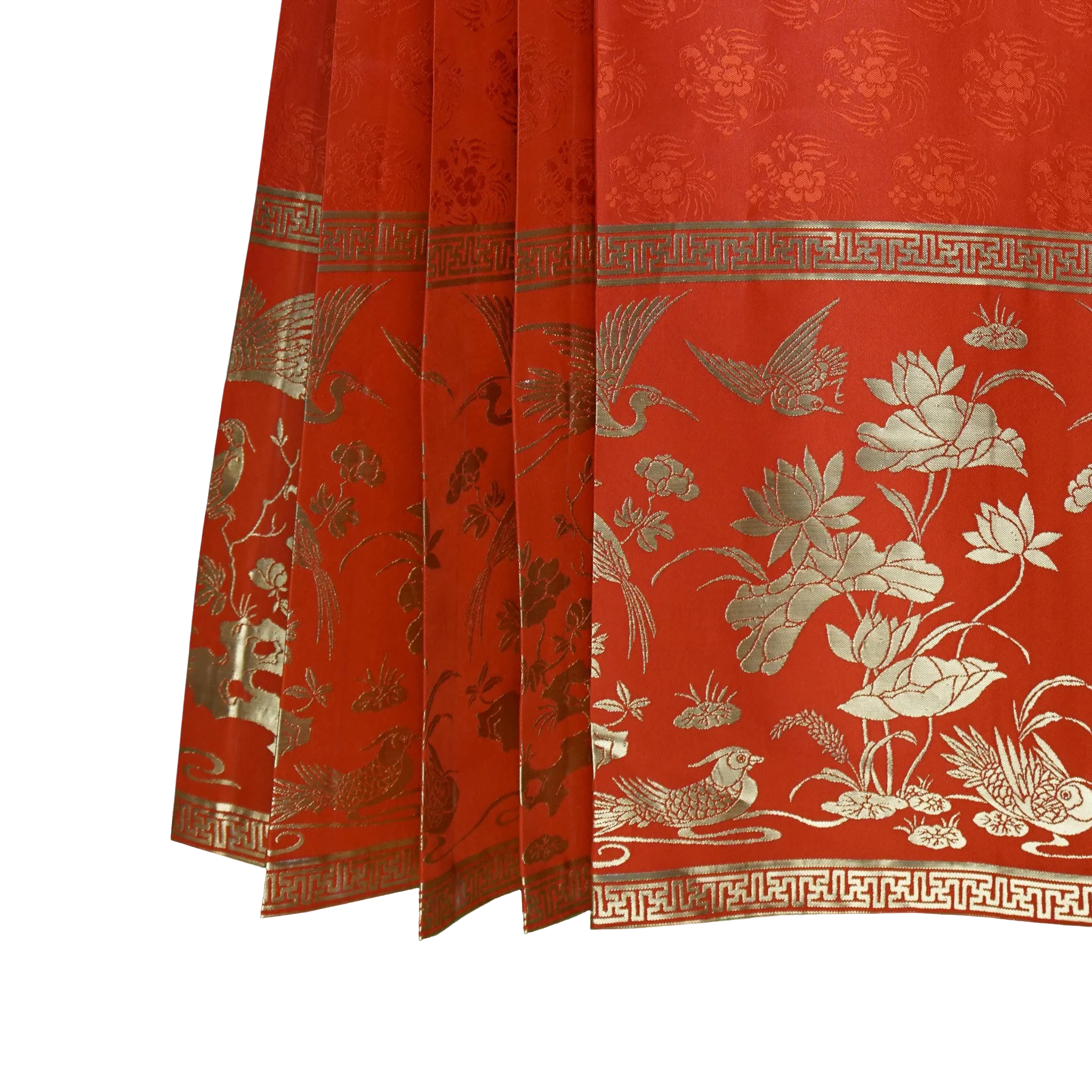 Traditional Ming Dynasty Skirt Chinese Ancient Ruihe Red Horse Faced Skirt