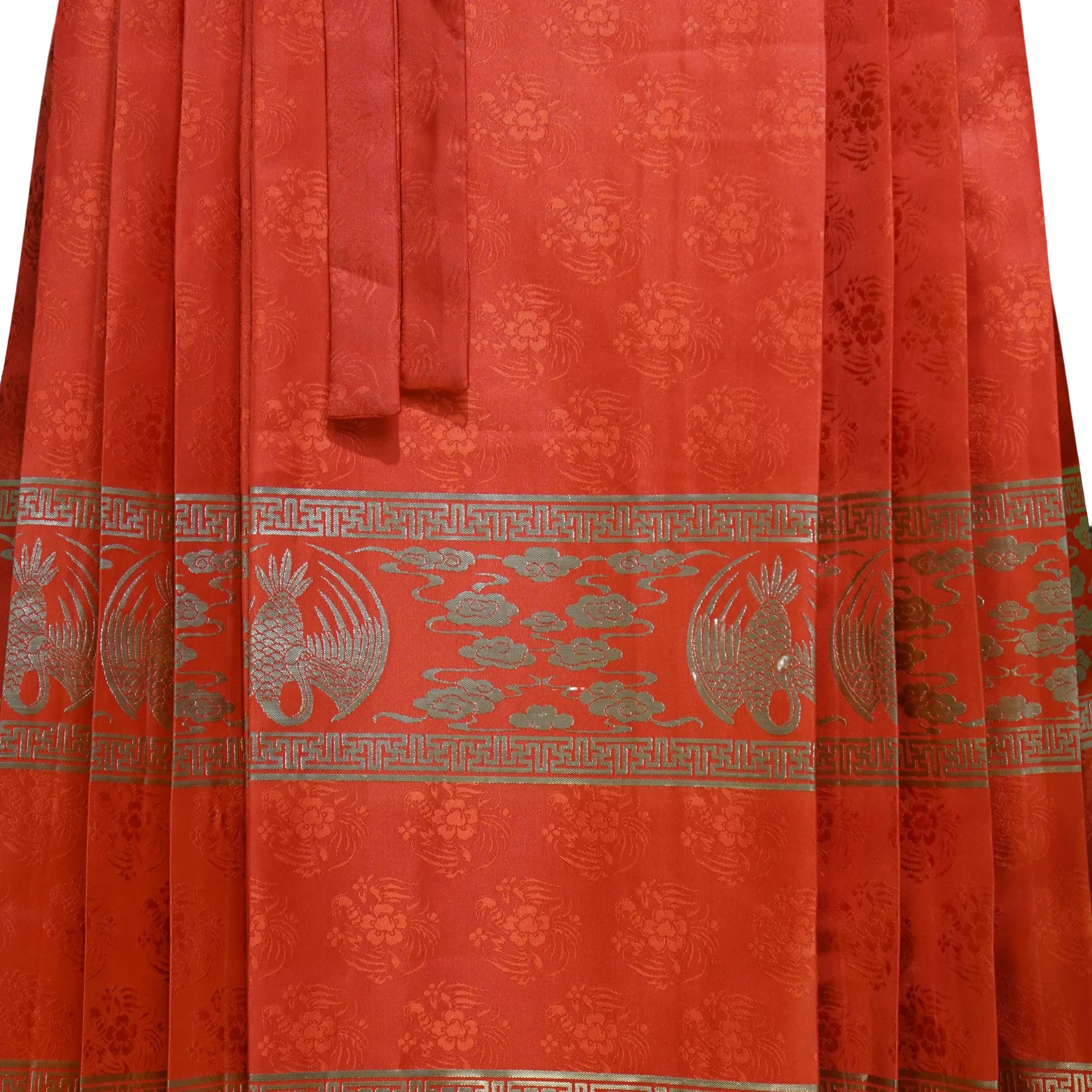 Traditional Ming Dynasty Skirt Chinese Ancient Ruihe Red Horse Faced Skirt