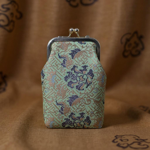 Song Brocade Chain Bag Edition Handcrafted Silk Brocade Purse
