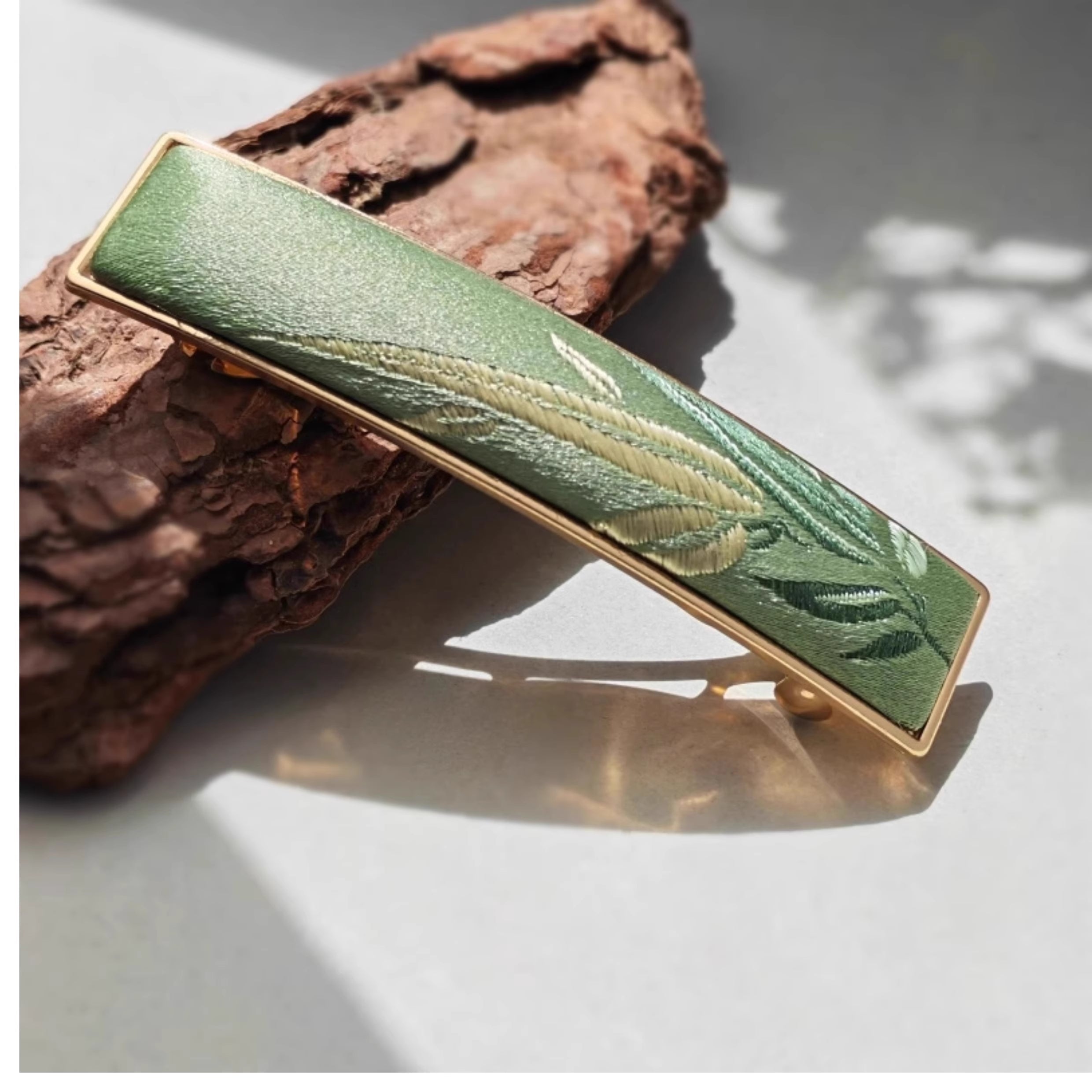 Song Brocade Handmade Hair Clip Traditional Chinese Silk Hair Pin for Women