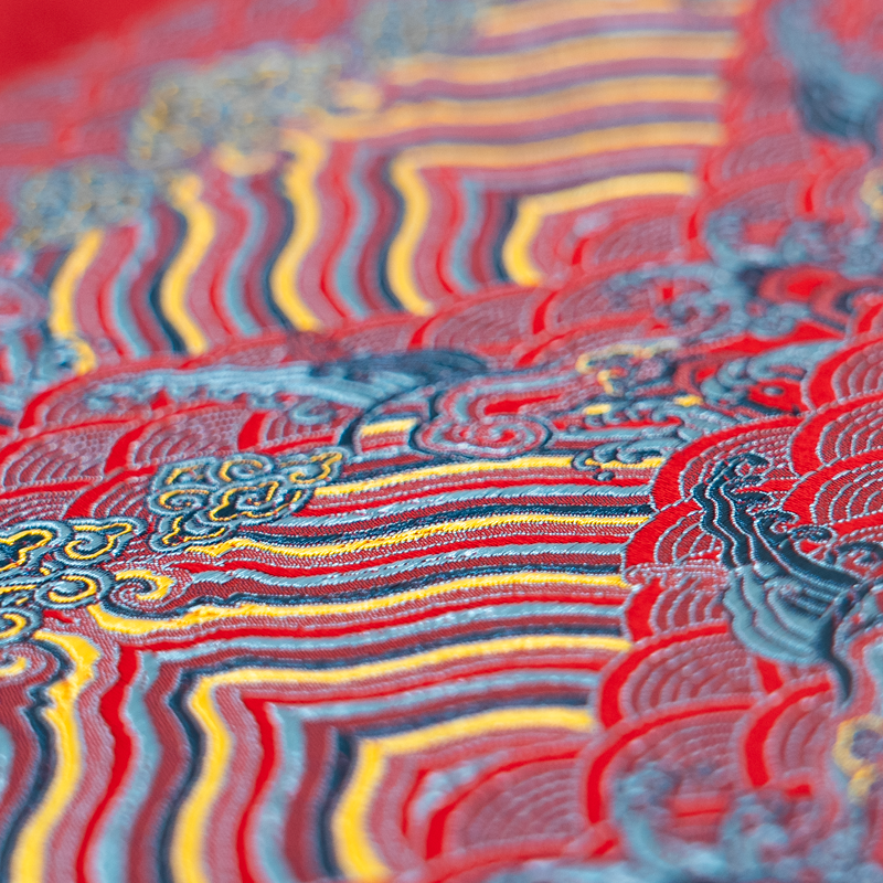 Traditional Chinese Brocade iPad Case Elegant Tide Pattern Protective Cover