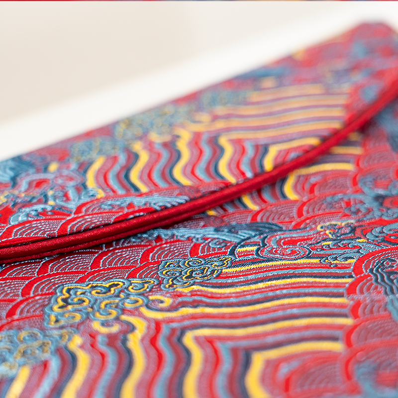 Traditional Chinese Brocade iPad Case Elegant Tide Pattern Protective Cover