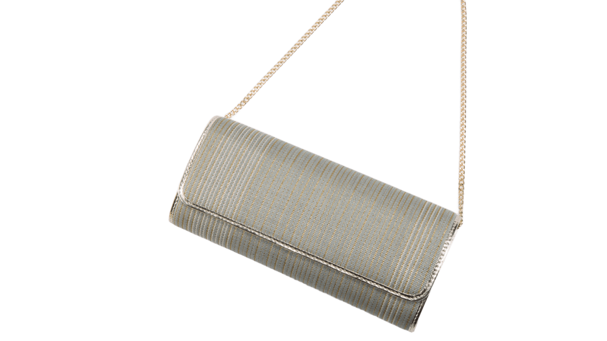 Elegant Beauty Kesi Woven Chain Bag Luxury Silk Evening Shoulder Purse