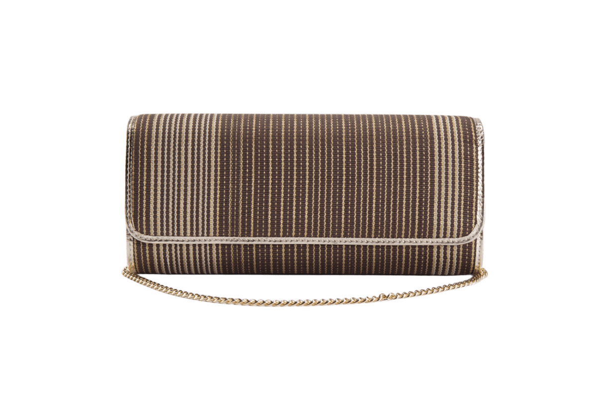 Elegant Beauty Kesi Woven Chain Bag Luxury Silk Evening Shoulder Purse