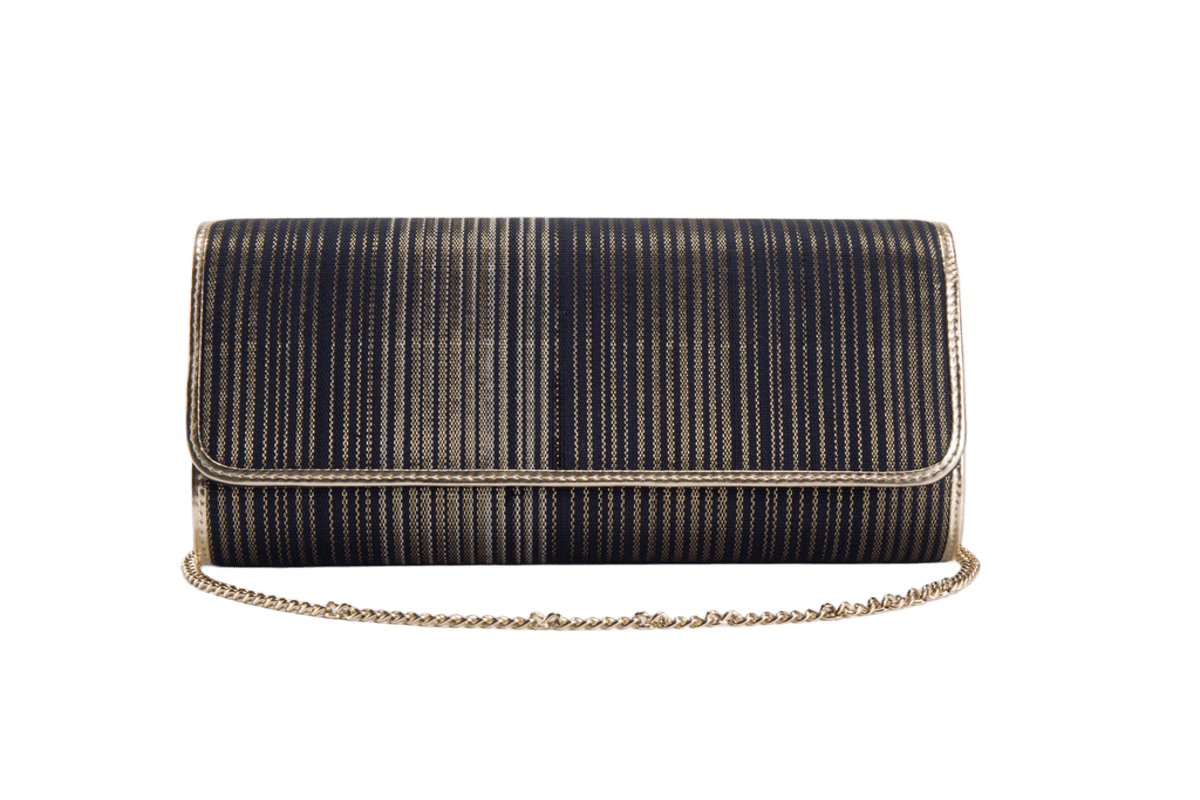 Elegant Beauty Kesi Woven Chain Bag Luxury Silk Evening Shoulder Purse