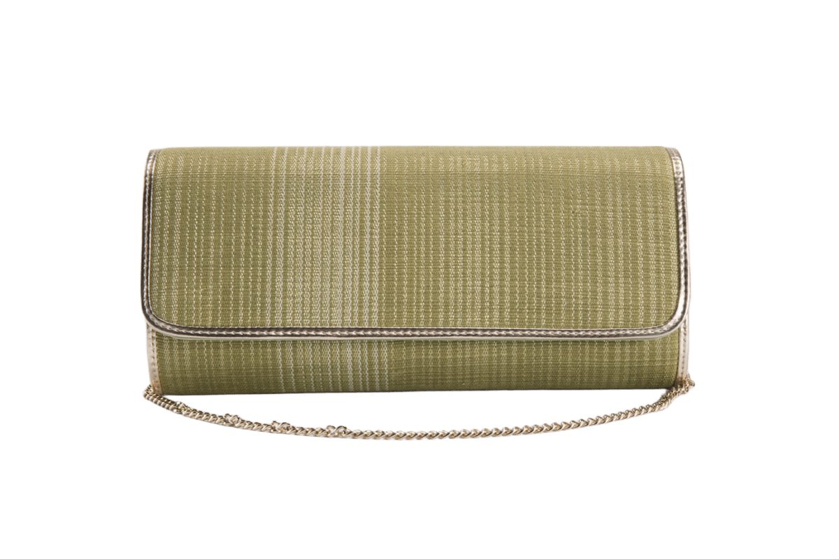 Elegant Beauty Kesi Woven Chain Bag Luxury Silk Evening Shoulder Purse