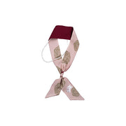Moonlit Rabbit Xiangfei Edition Pink Real Silk Ribbon Luxury Handmade