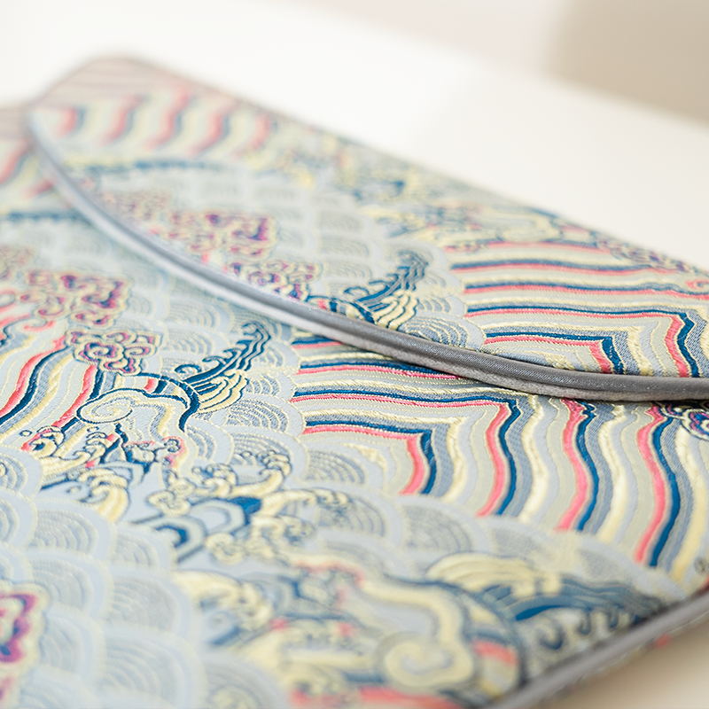 Traditional Chinese Brocade iPad Case Elegant Tide Pattern Protective Cover