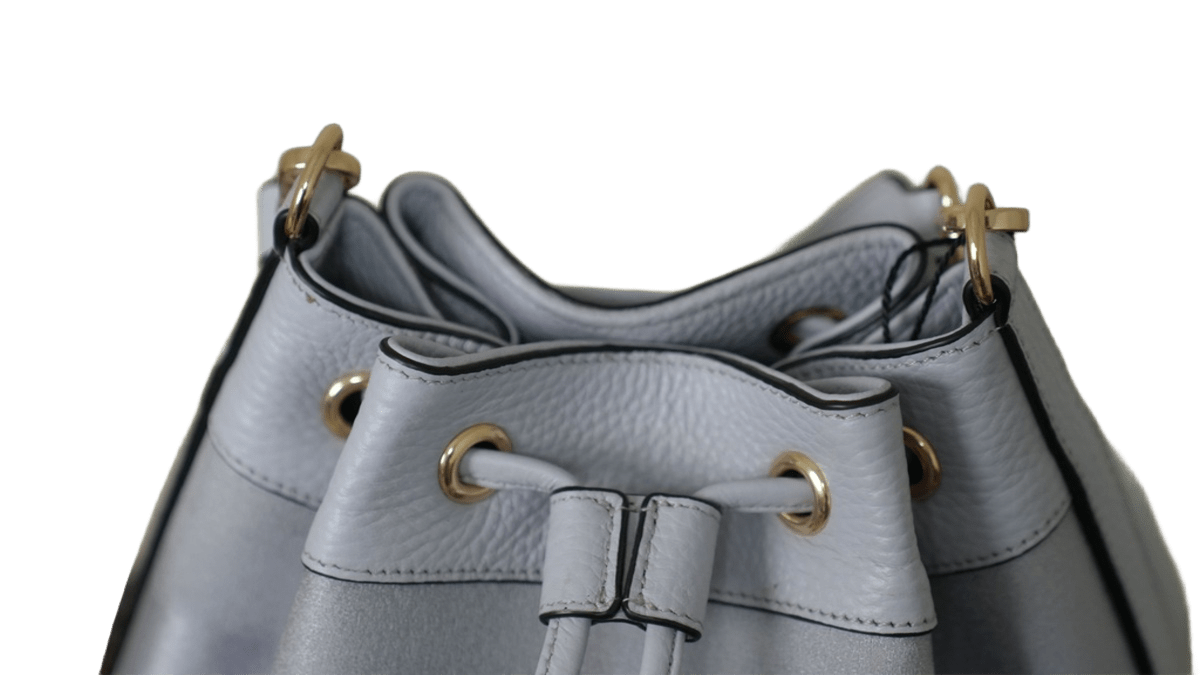 Silken Vistas Medium Sangbo Satin Bucket Bag Artisan-Made with Cultural Heritage