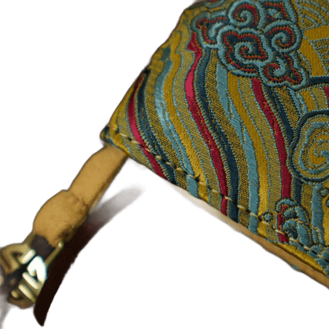 Tide and Cliffs Brocade Notebook Artisan-Made with Cultural Heritage - CGC-ICH STORE