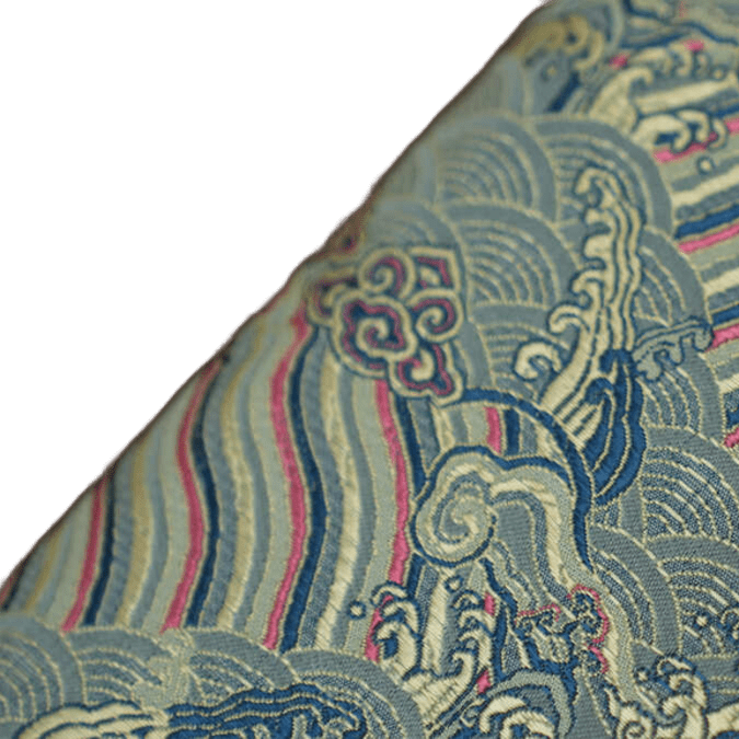 Tide and Cliffs Brocade Notebook Artisan-Made with Cultural Heritage - CGC-ICH STORE