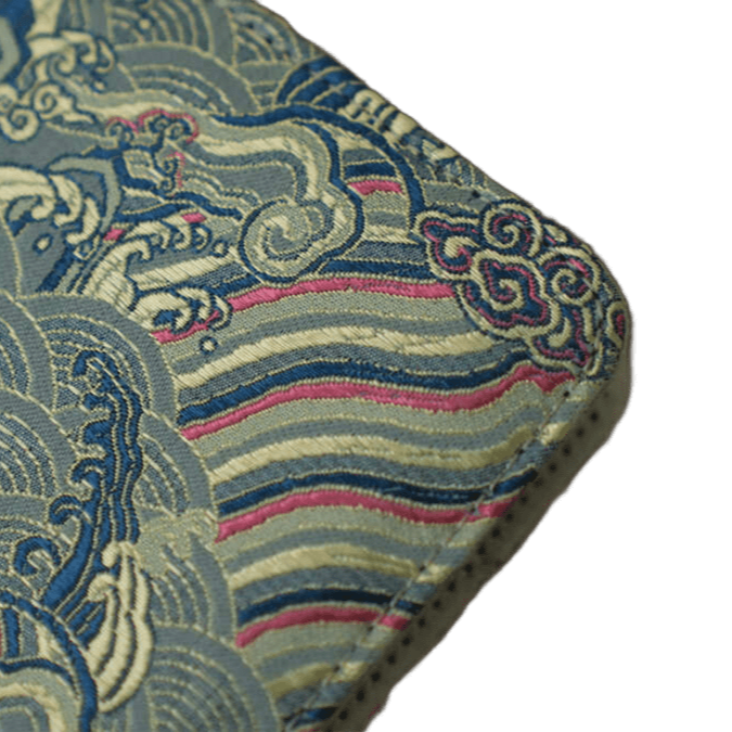 Tide and Cliffs Brocade Notebook Artisan-Made with Cultural Heritage - CGC-ICH STORE