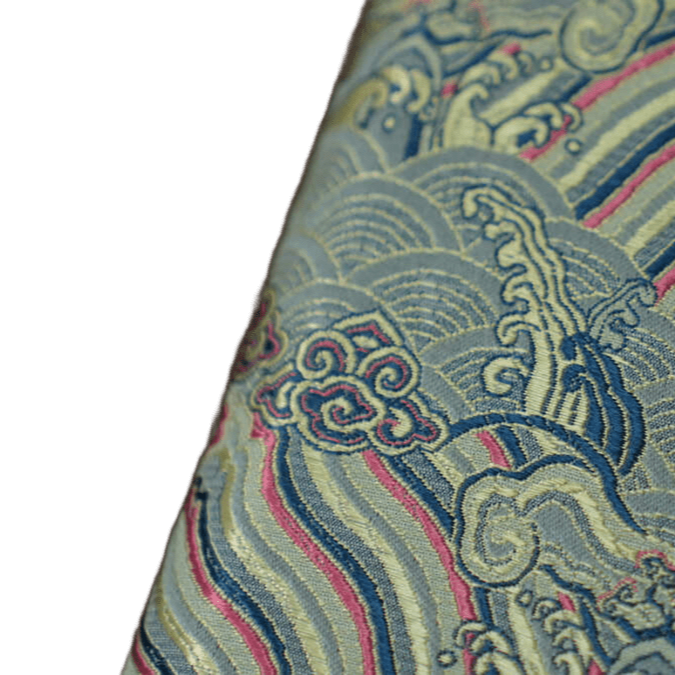 Tide and Cliffs Brocade Notebook Artisan-Made with Cultural Heritage - CGC-ICH STORE