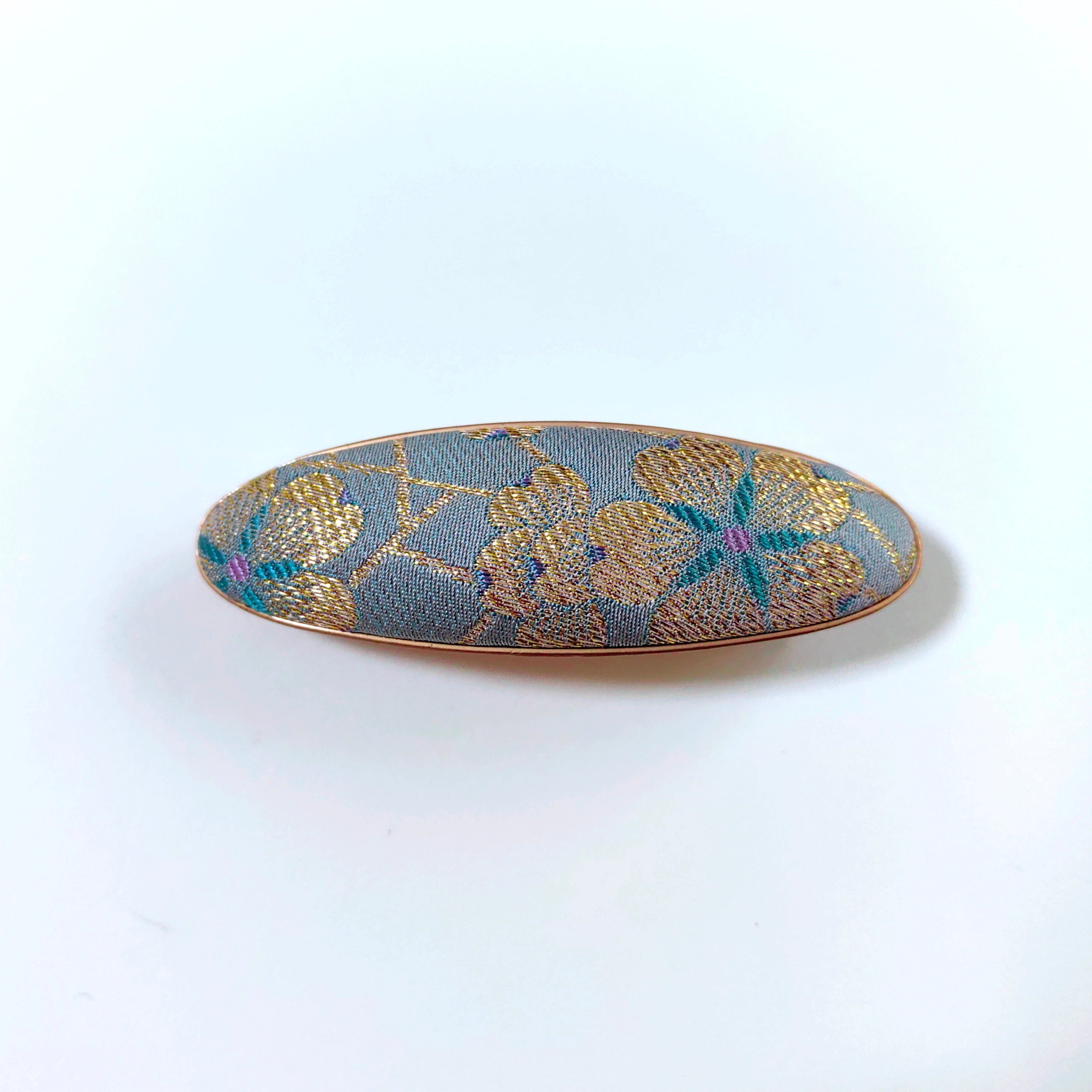 Song Brocade Handmade Hair Clip Traditional Chinese Silk Hair Pin for Women