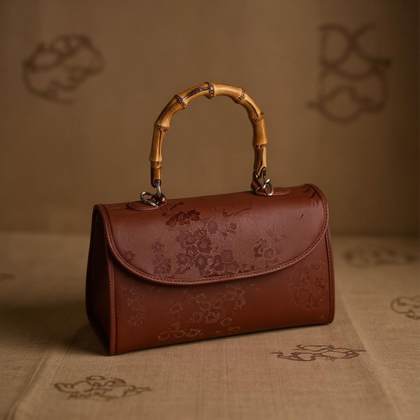 Four Gentlemen Song Brocade Silk Clutch Bag Elegant Chinese Evening Purse