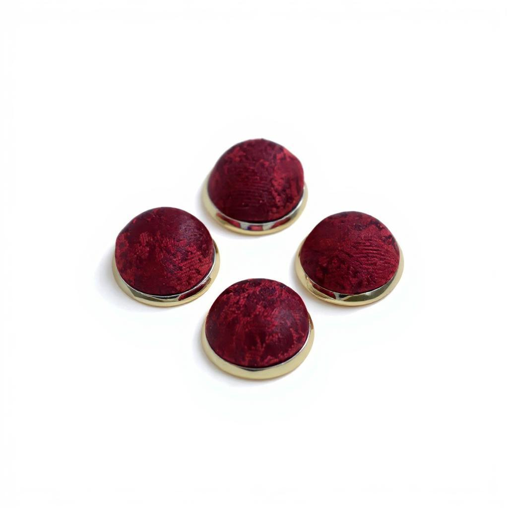 Vintage Style Song Brocade Silk Earrings Chinese Handwoven Fabric
