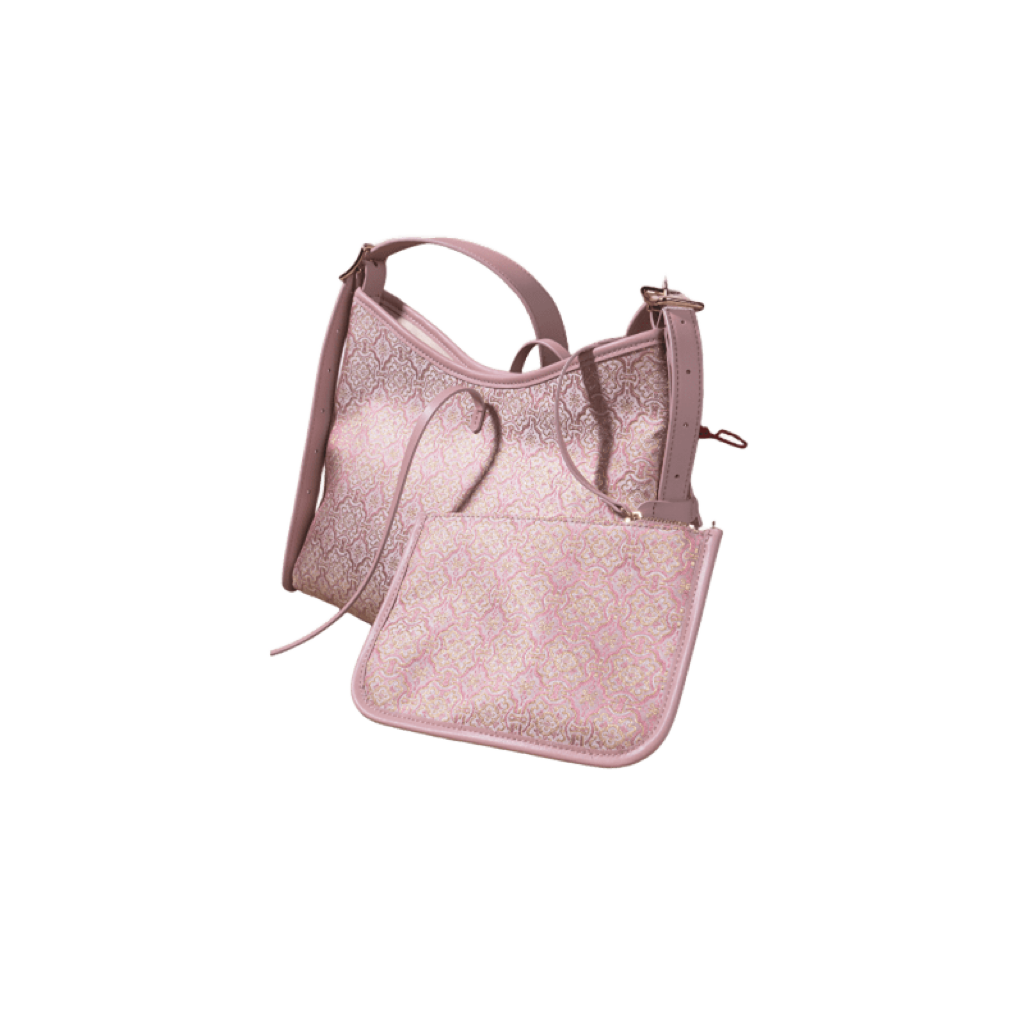 Victory Pattern Song Brocade Shoulder Bag Artisan Made Silk Brocade Handbag